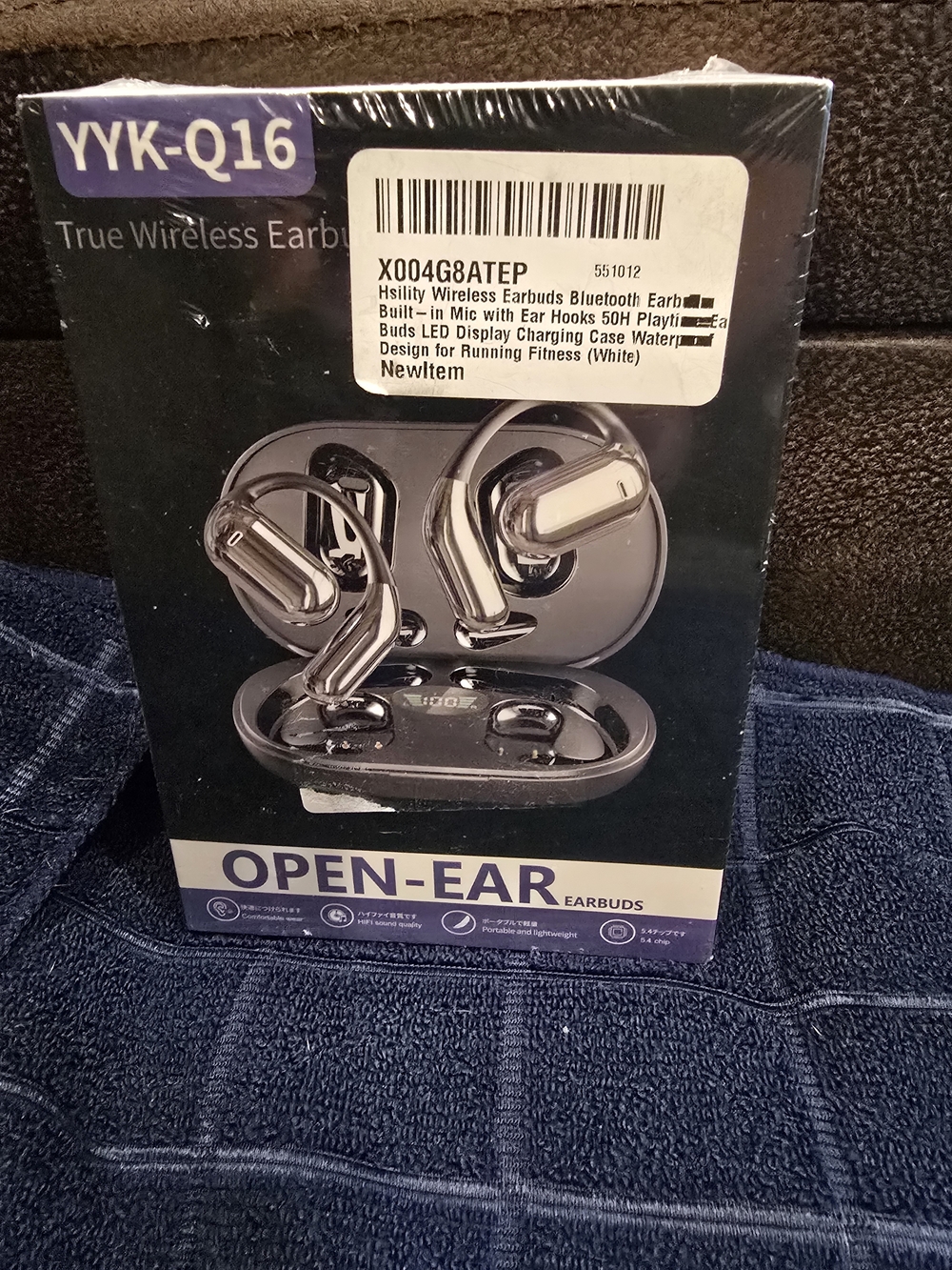 Source Unknown YYK-Q16 Open-Ear True Wireless Earbuds - Black